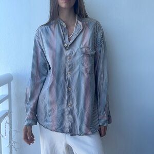 Claiborne Multicolor Striped Blouse